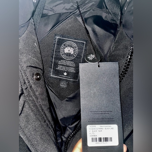 NWT Canada Goose Black Edgewood Parka - Picture 4 of 8